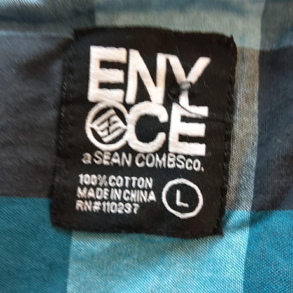 (3/$20) ENYCE button front checkered shirt - Picture 11 of 12